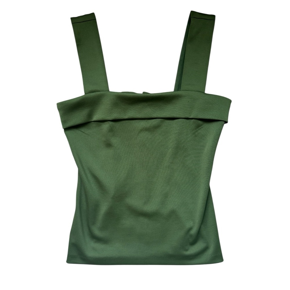 Ann Taylor Olive Green Sleeveless Women's Top, Size S